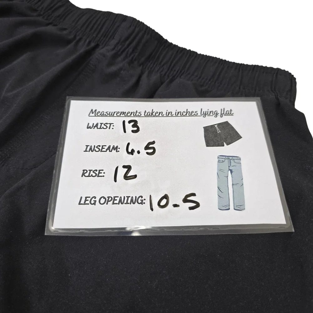 Operation Grapple Fight Shorts Mens Black Robot Logo Jiu Jitsu MMA Training‎